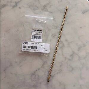 Tom Wood for Kith Gold Curb Bracelet Anklet